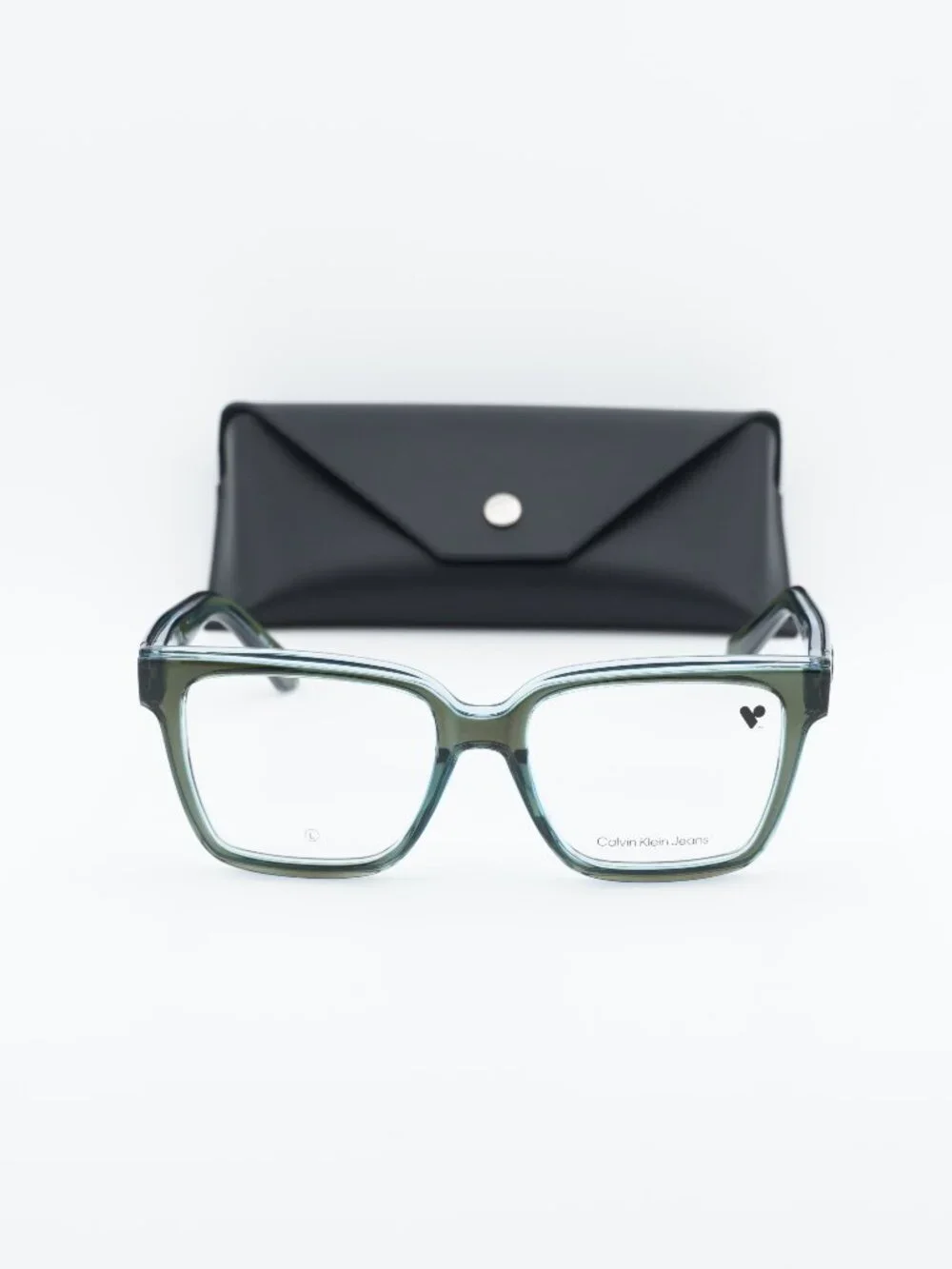 Calvin Klein Jeans CKJ24619 300 Square Eyeglasses 53mm - Green